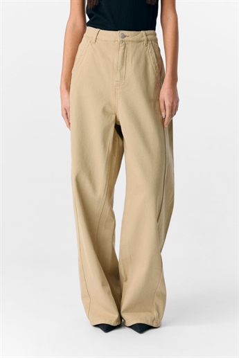 Moji MW wide jeans, Twill